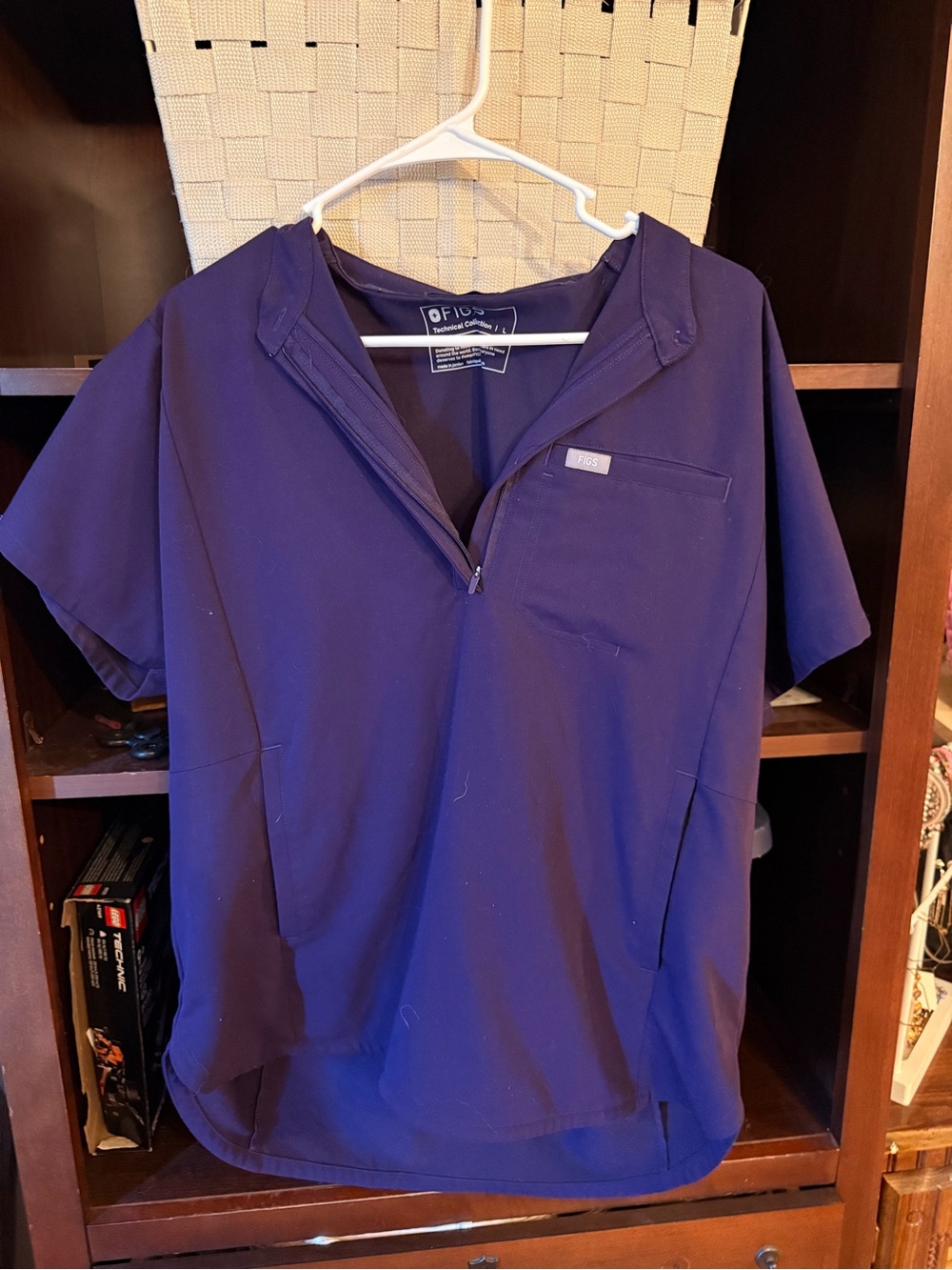 FIGS Purple Montex Scrub Top
